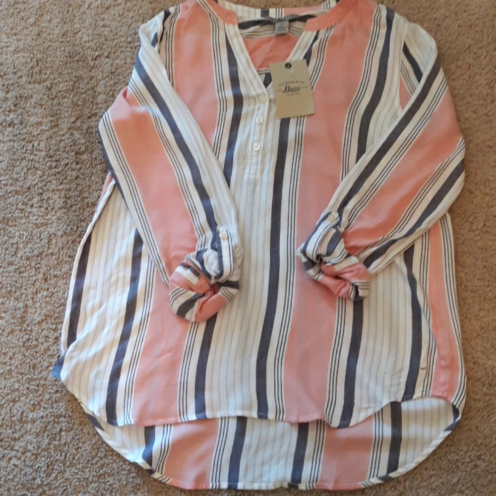 Bass ladies light wait long sleeve shirt new